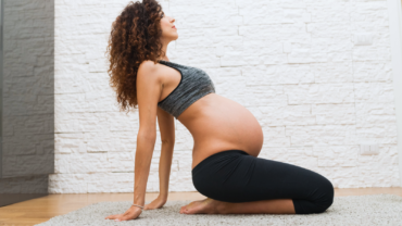 Pregnant Woman Doing Yoga