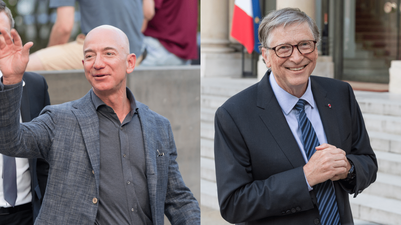 Bezos and Gates