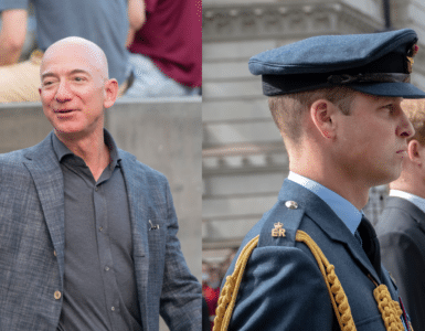 Jeff Bezos and Prince William