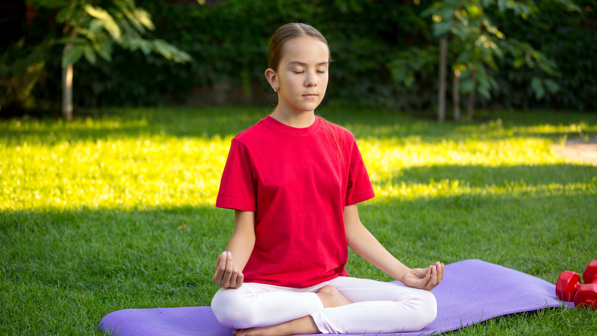 Girl Doing Yoga (Shutterstock)
