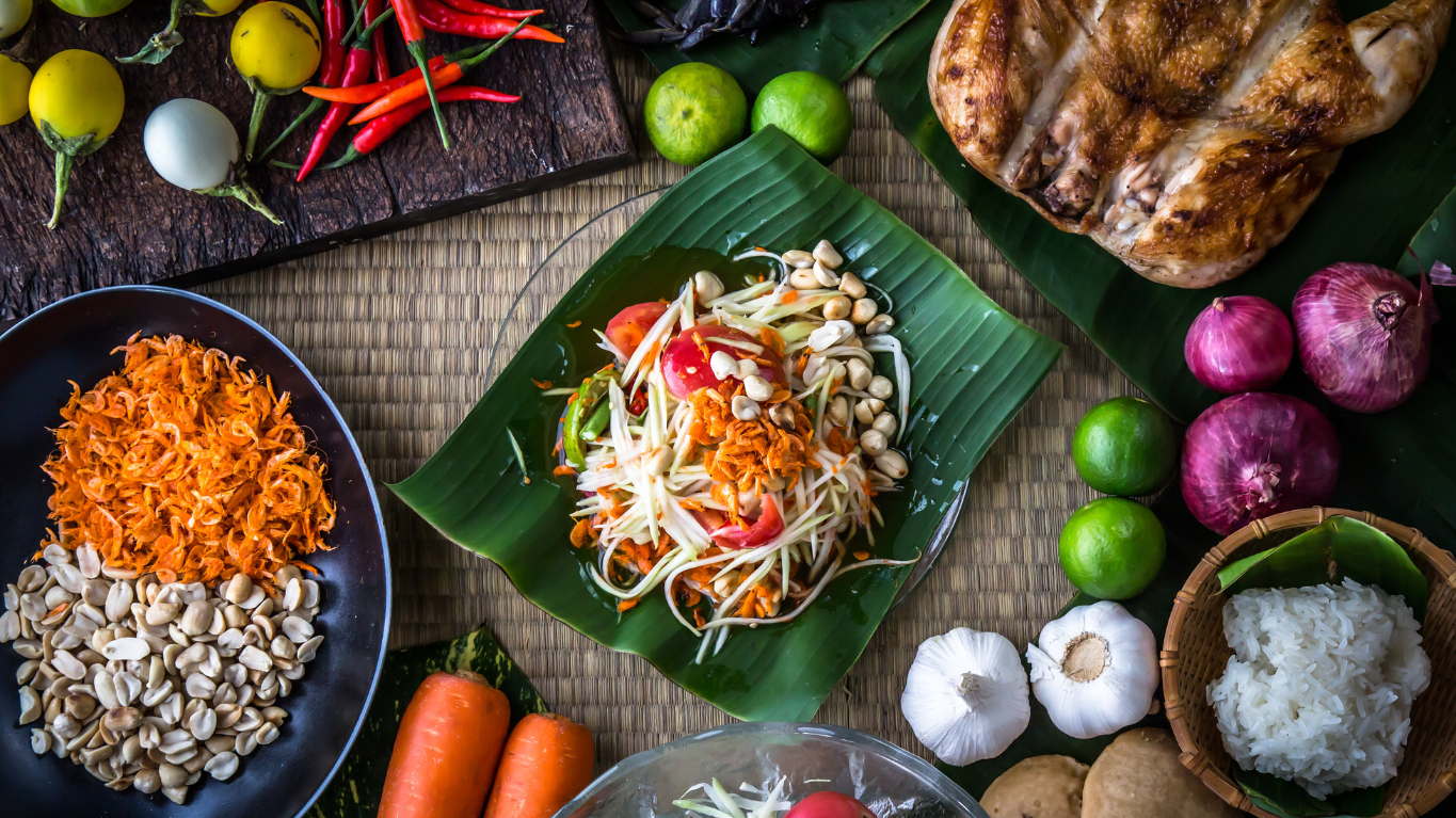 Thai papaya salad