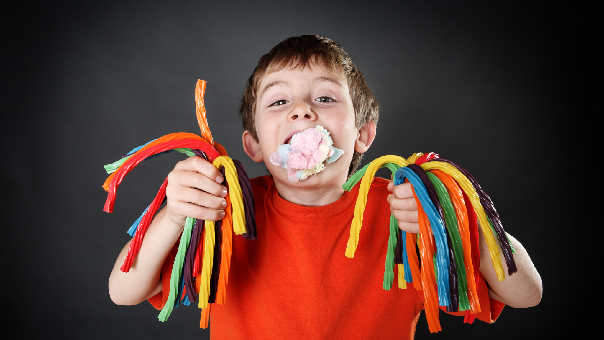 Kid Eating Sugar